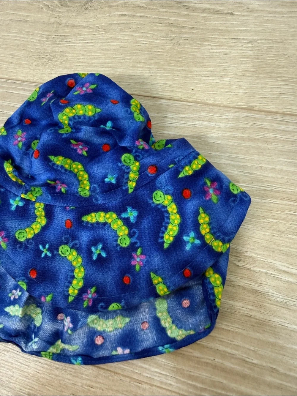 Unbranded Vintage Caterpillar Print Infant Toddler Sun Hat Bucket Hat